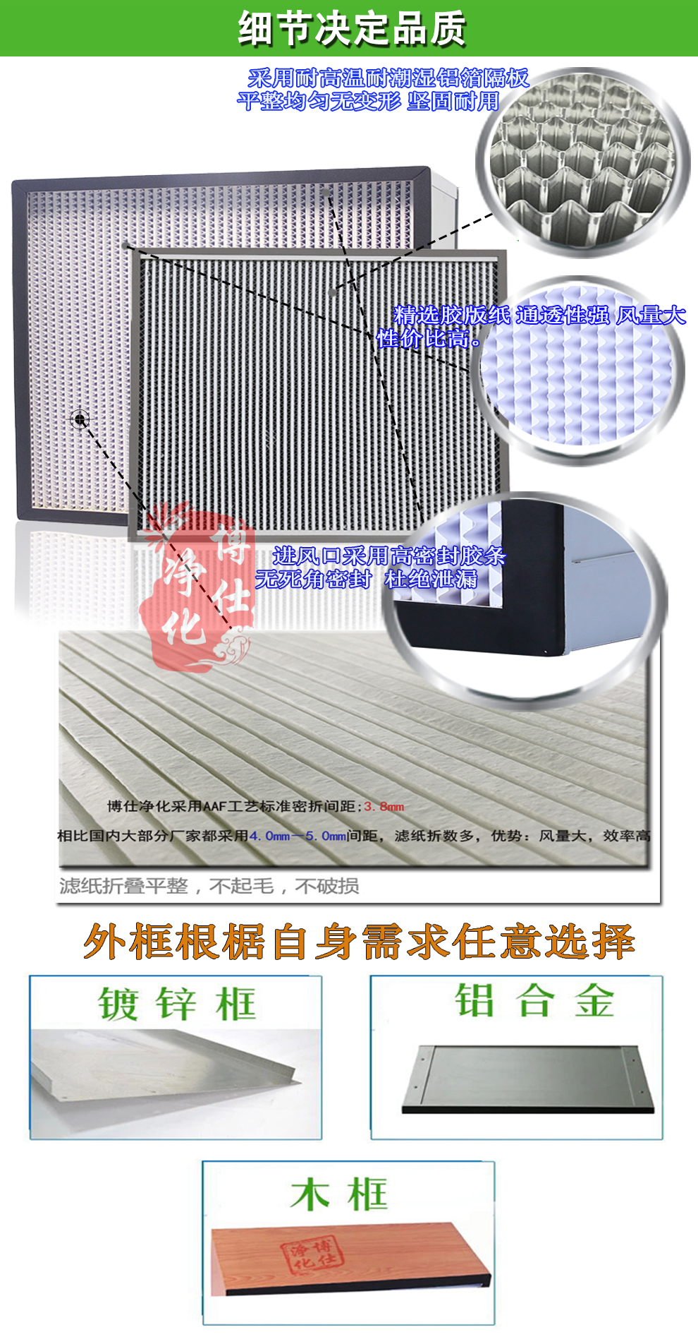 有隔板高效過濾器